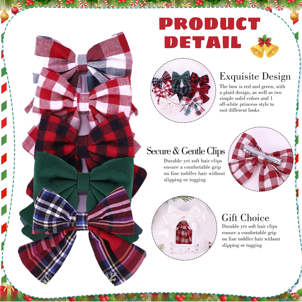 Obeoby solid color bows in 5-inch size for quick styling