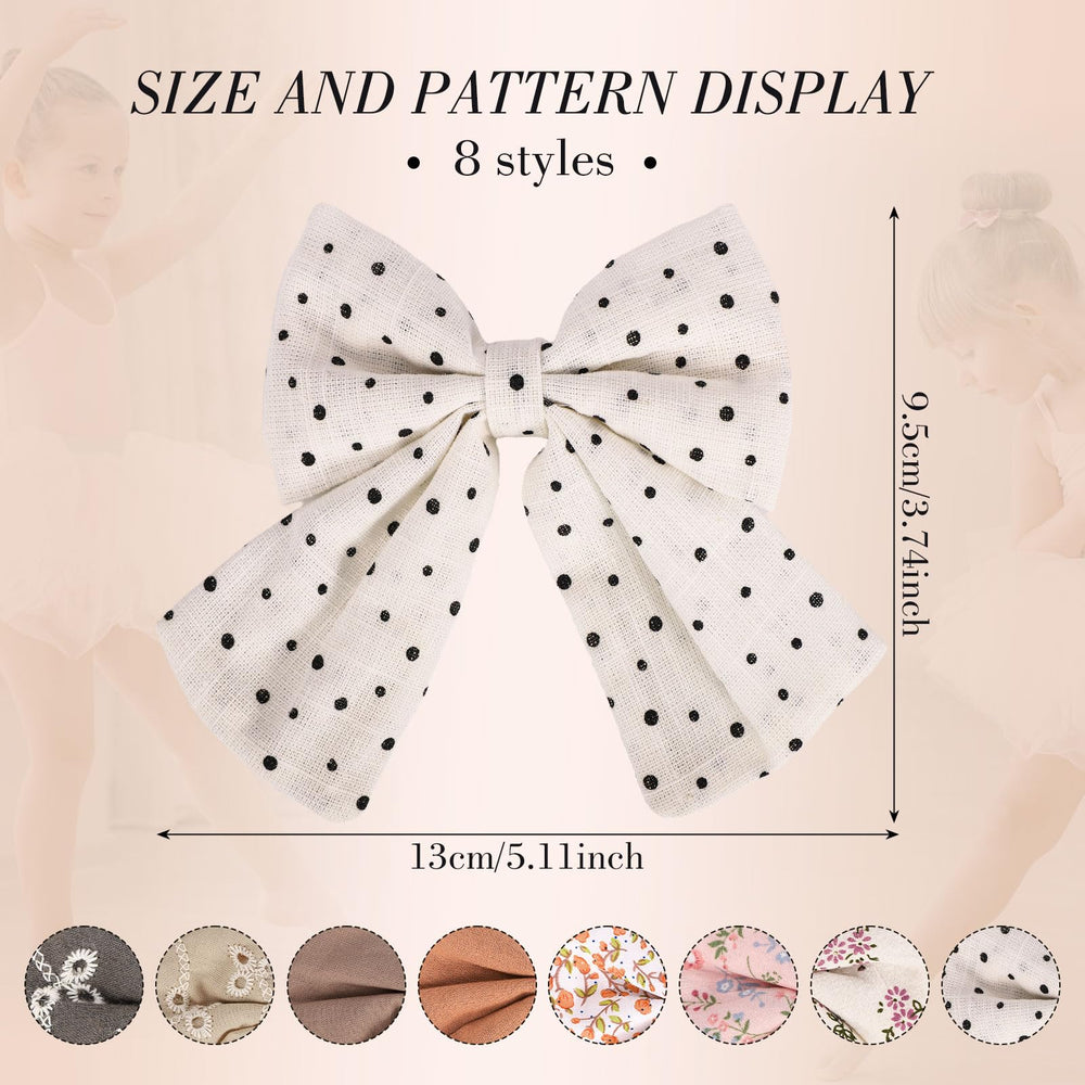 obeoby Toddlers Bows with bright prints brighten everyday outfits and parties
