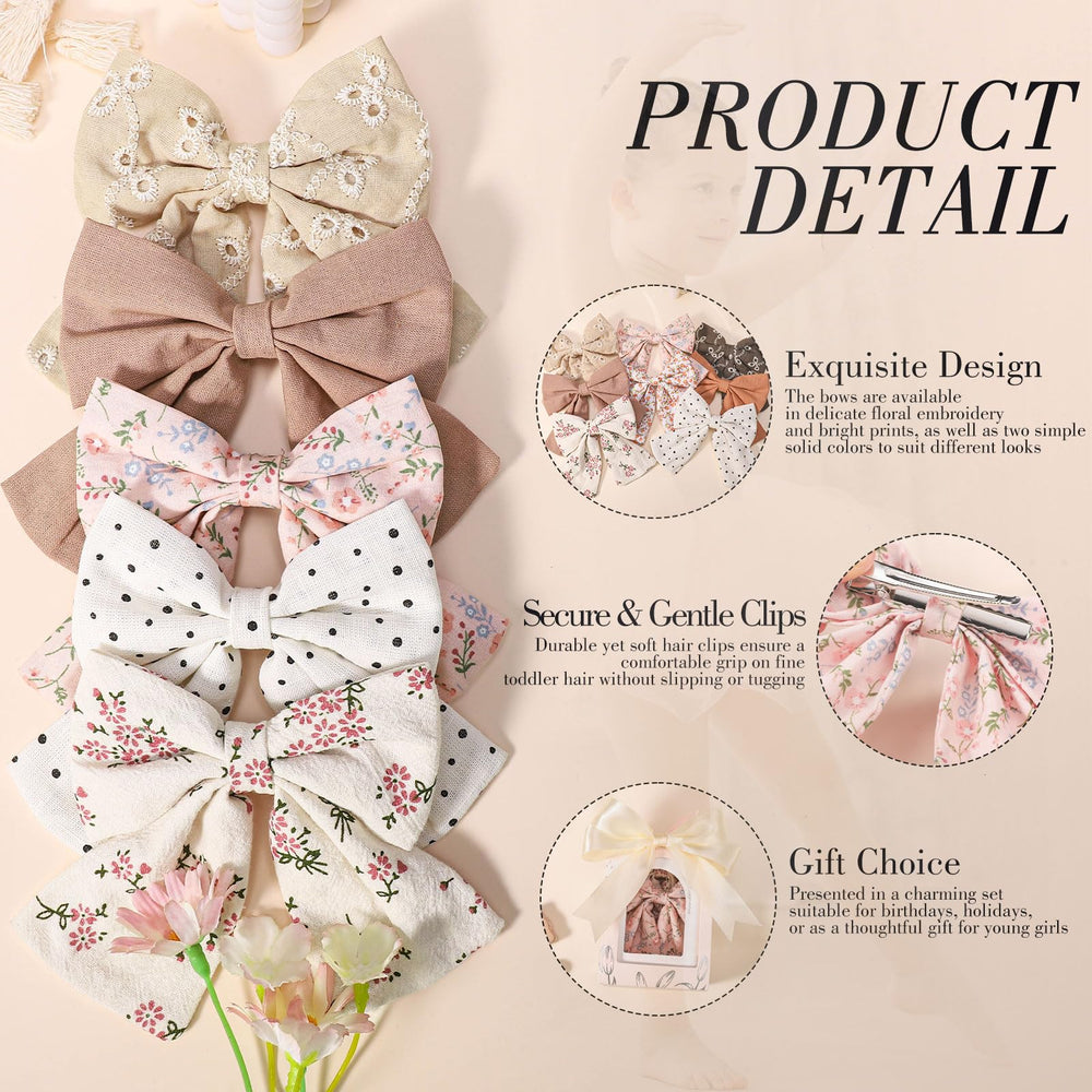 obeoby Toddlers Bows in solid colors pair with any dress for easy styling