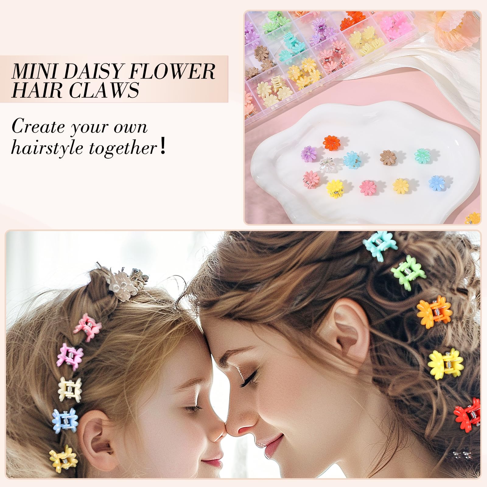 obeoby assorted color clips to mix and match outfits and moods