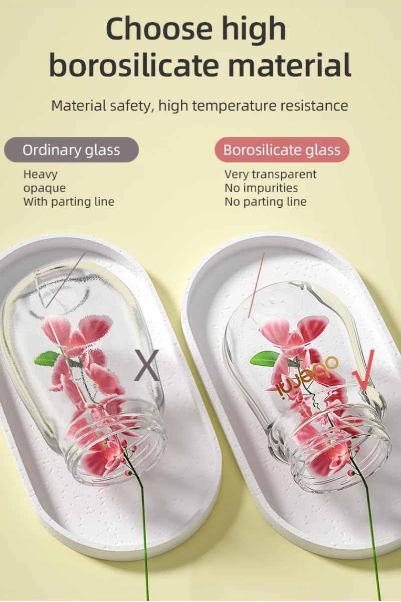 Oberni anti-colic system reduces air intake during feeding.