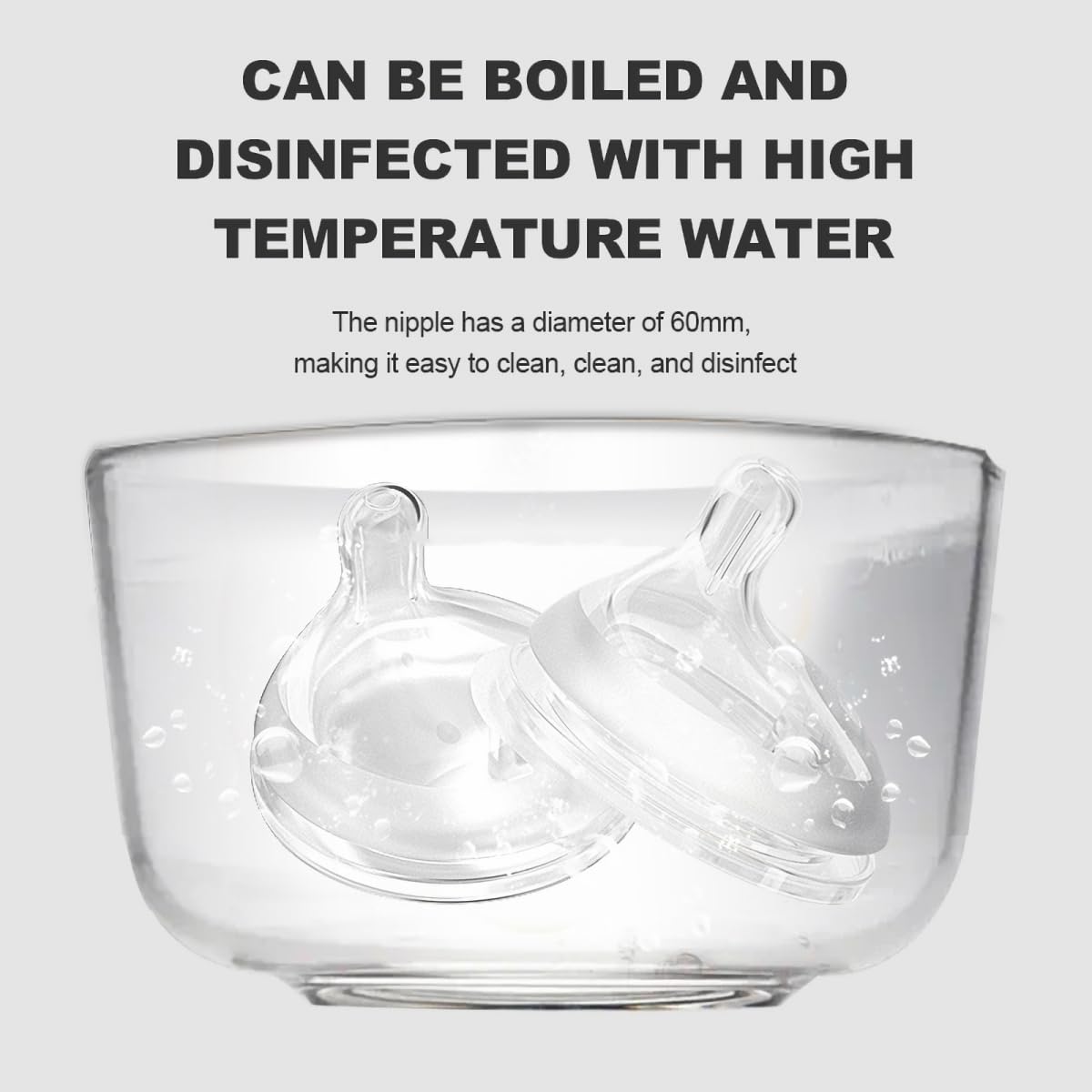 Oberni bottle nipple dishwasher-safe for quick cleanup