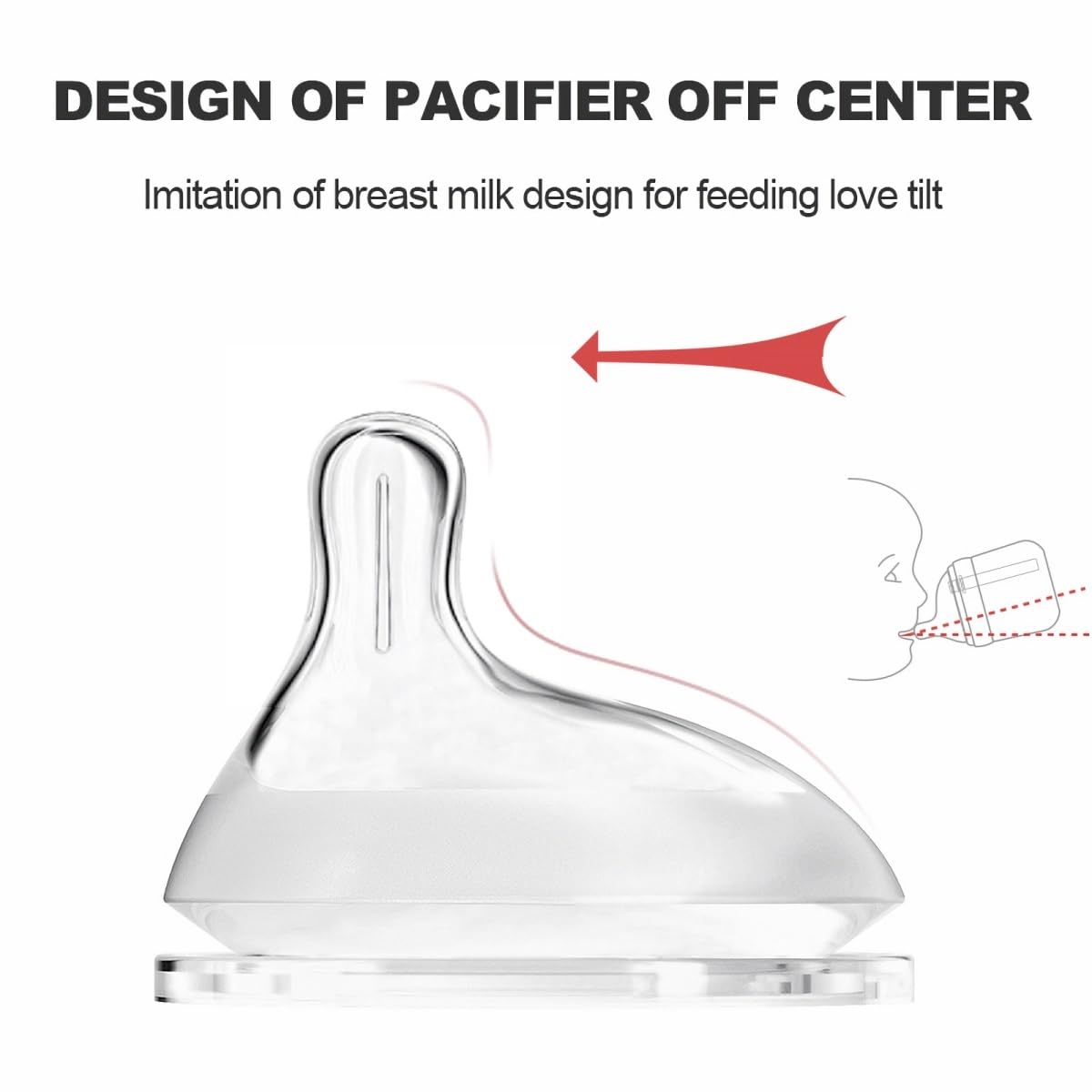 Oberni nipple flow M3-6m suits growing babies' pacing
