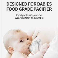 Oberni breast-shaped nipple features a natural latch for soothing bottle transition.