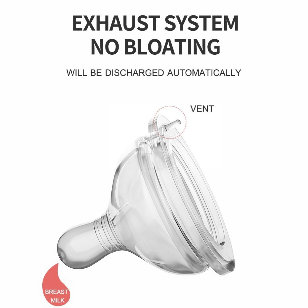 Oberni dishwasher-safe nipple for easy top rack cleaning.