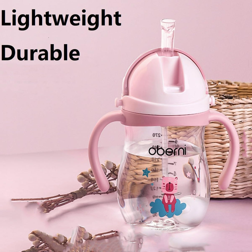 Oberni leakproof sippy cups blue removable parts for easy cleaning