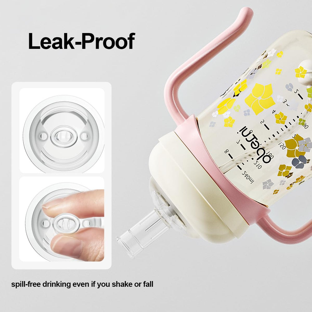 Oberni leakproof spout close-up showing secure seal