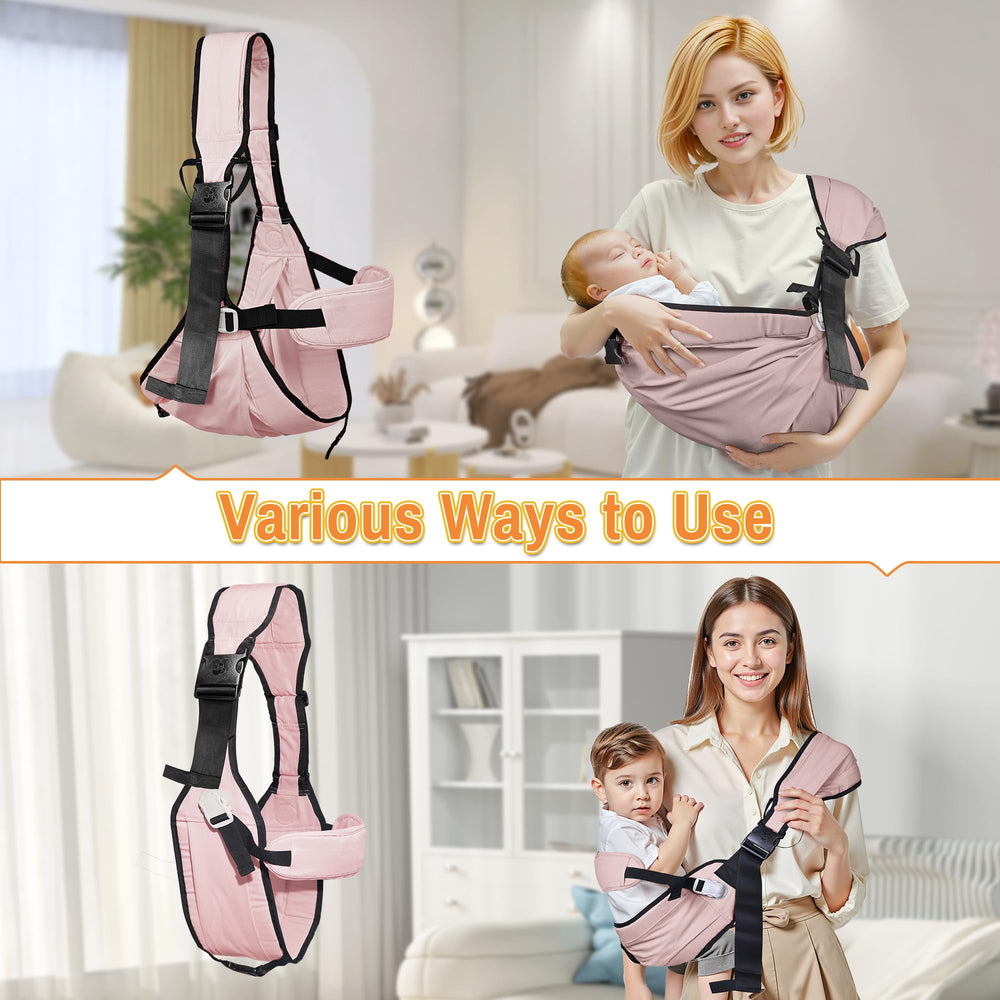 Oblitor 360 safety harness captures secure adjustment for baby back support and growth.