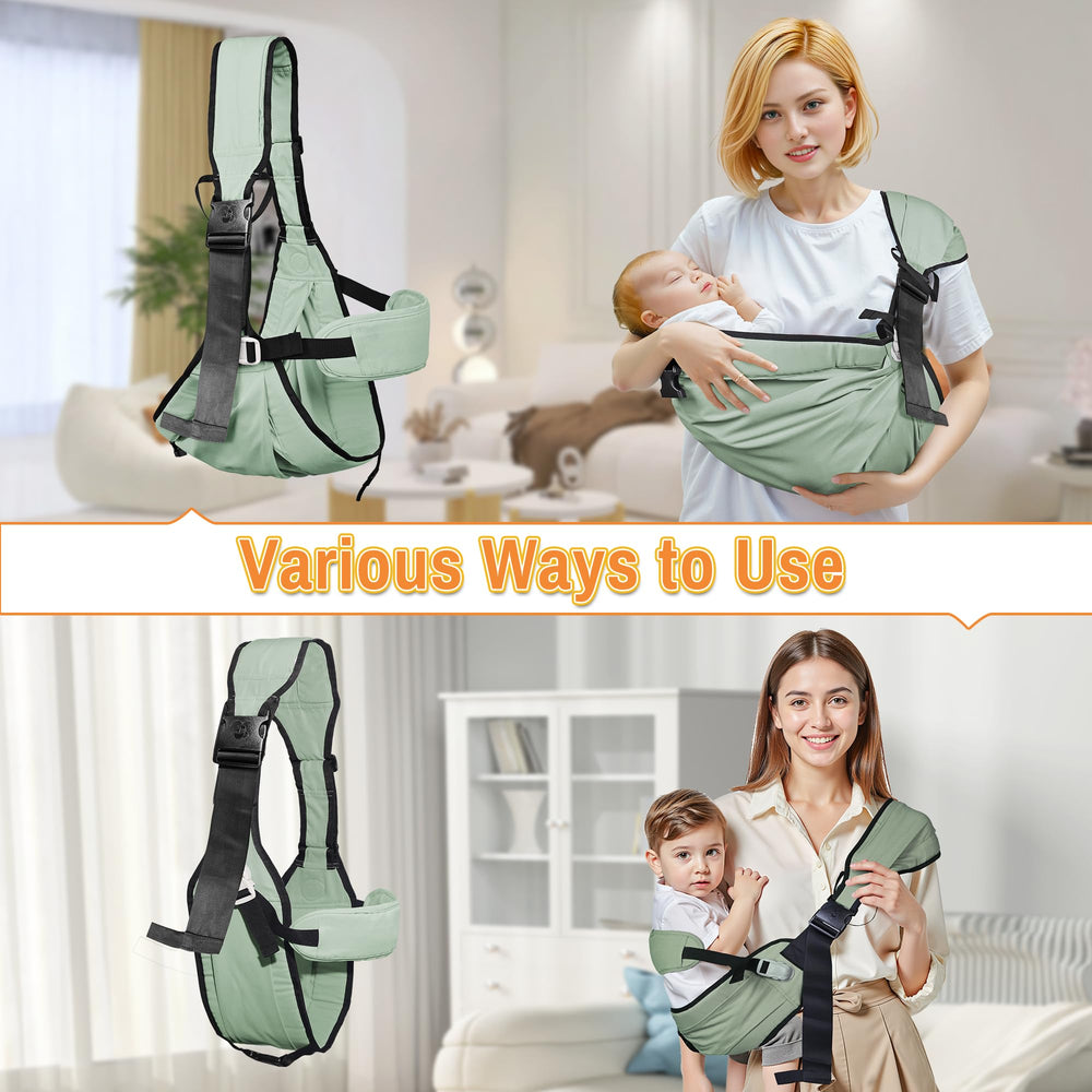 Oblitor baby carrier adjustable-strap showing growth-adaptable design