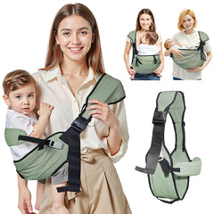 Oblitor baby carrier front view with adjustable straps for growing child comfort on the go