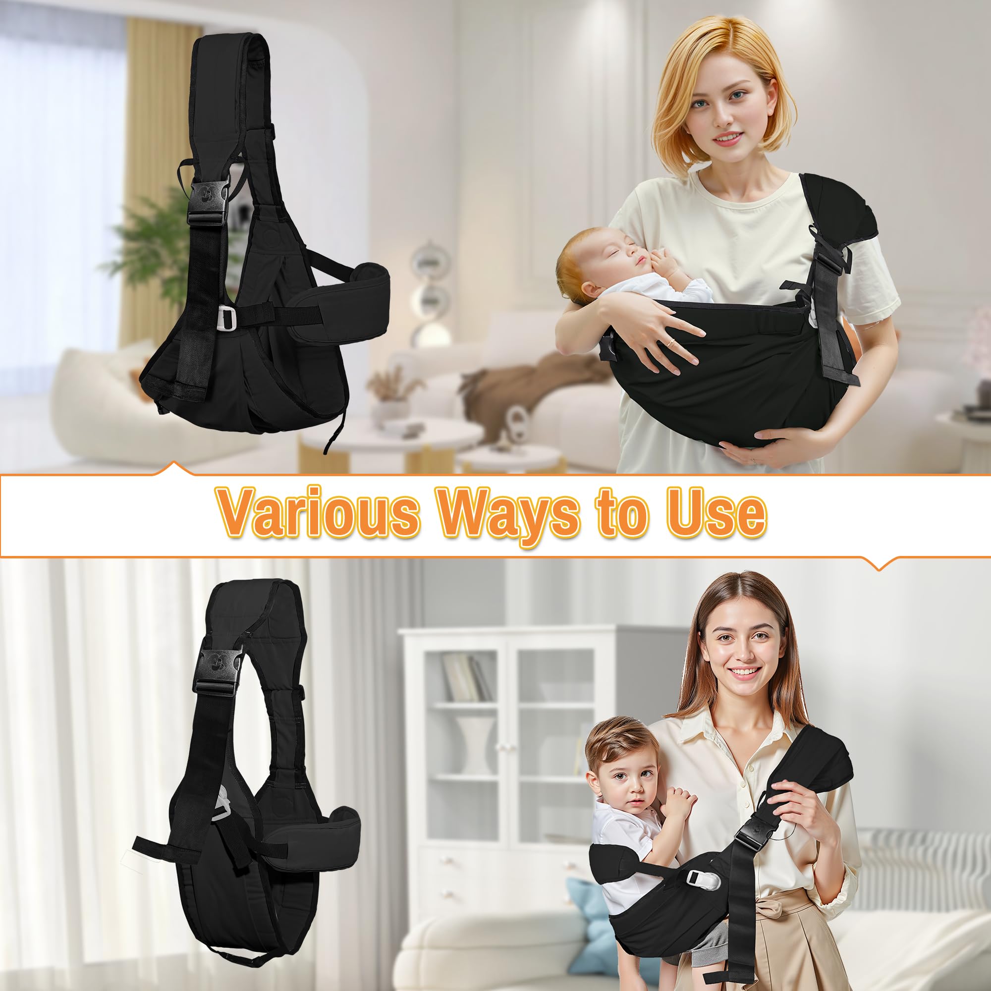 Oblitor baby carrier packable and lightweight for easy travel.