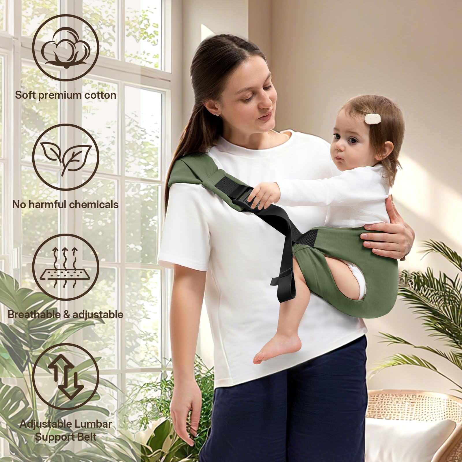 Oblitor easy-one-hand-operation enables hands-free use during errands and travel.