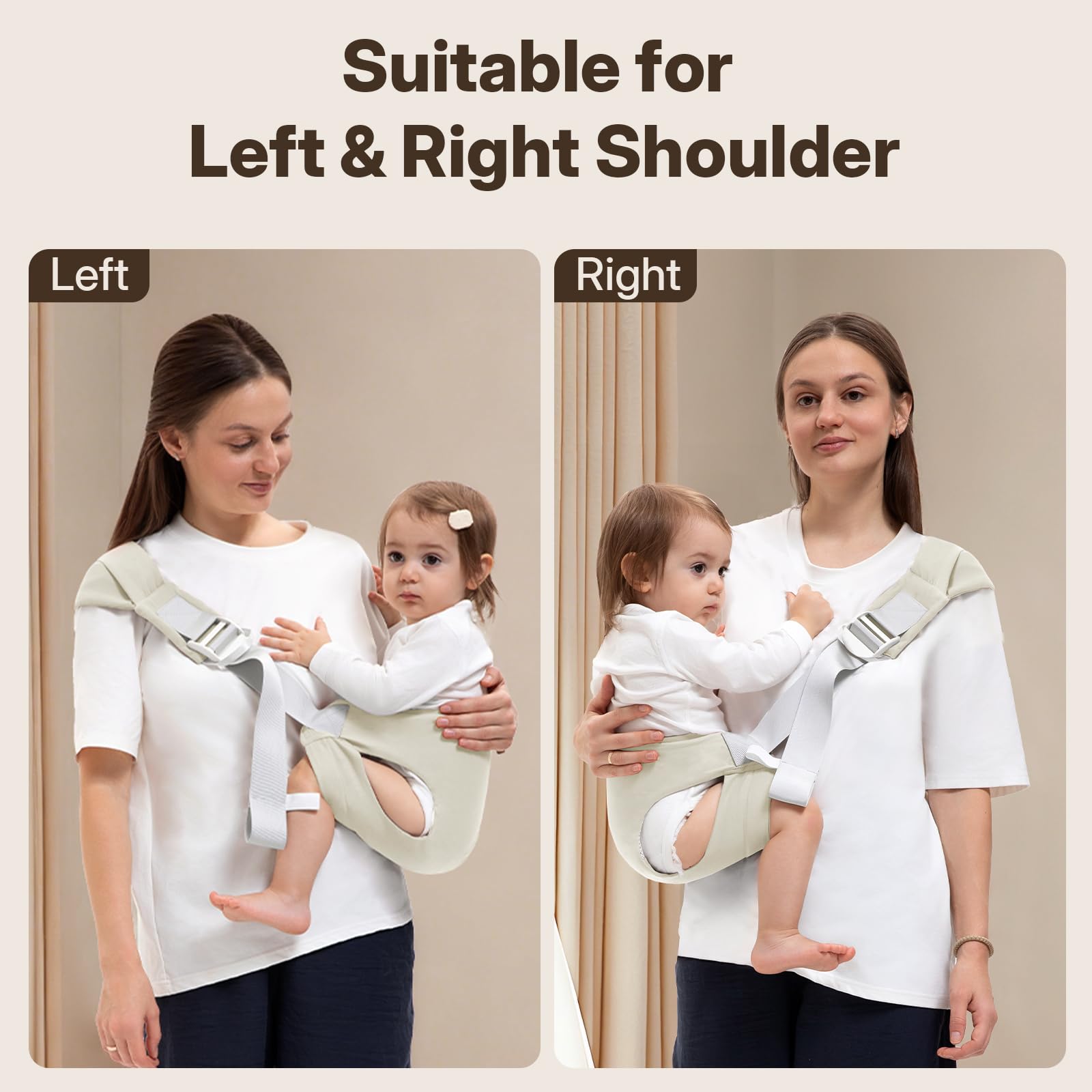 Oblitor toddler-carrier-adjustable-straps lets you switch sides for balanced weight