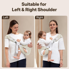 Oblitor toddler-carrier-adjustable-straps lets you switch sides for balanced weight