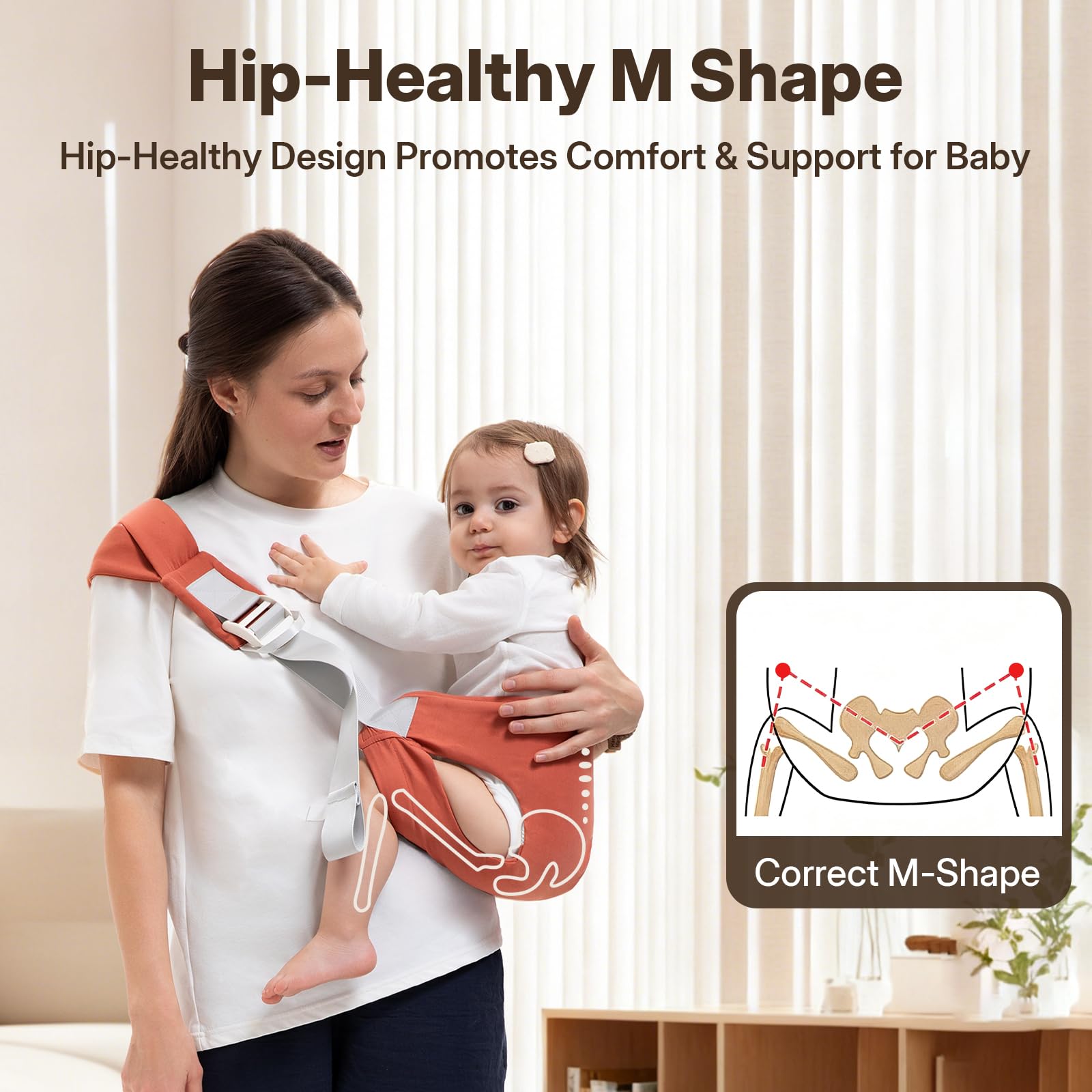 Oblitor toddler carrier universal size fit adapts to all body types