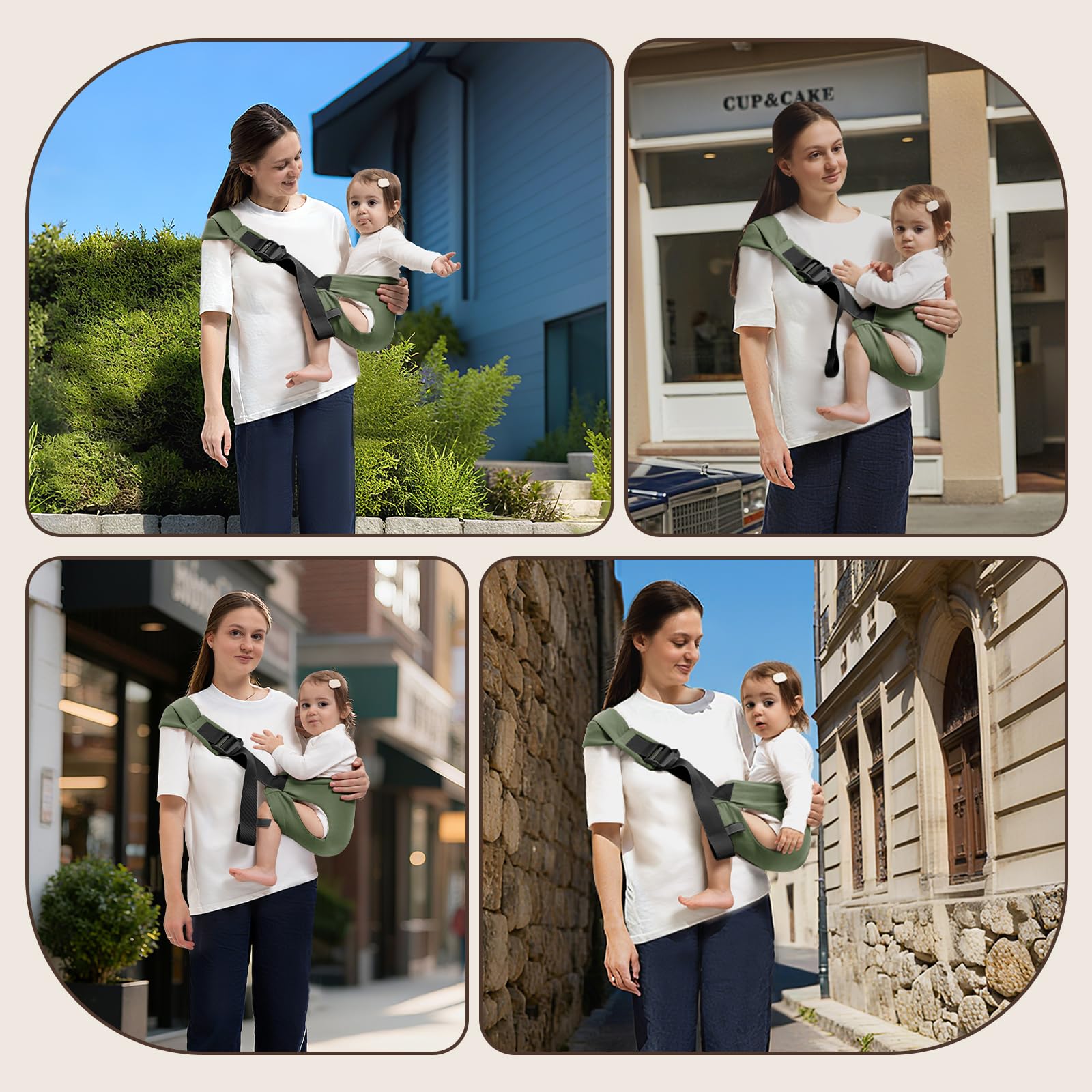 Oblitor travel-friendly toddler carrier helps you stay comfortable on the go.