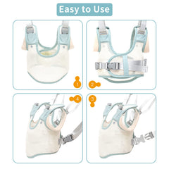 Ocanoiy adjustable straps provide a secure, growing fit for evolving baby size.