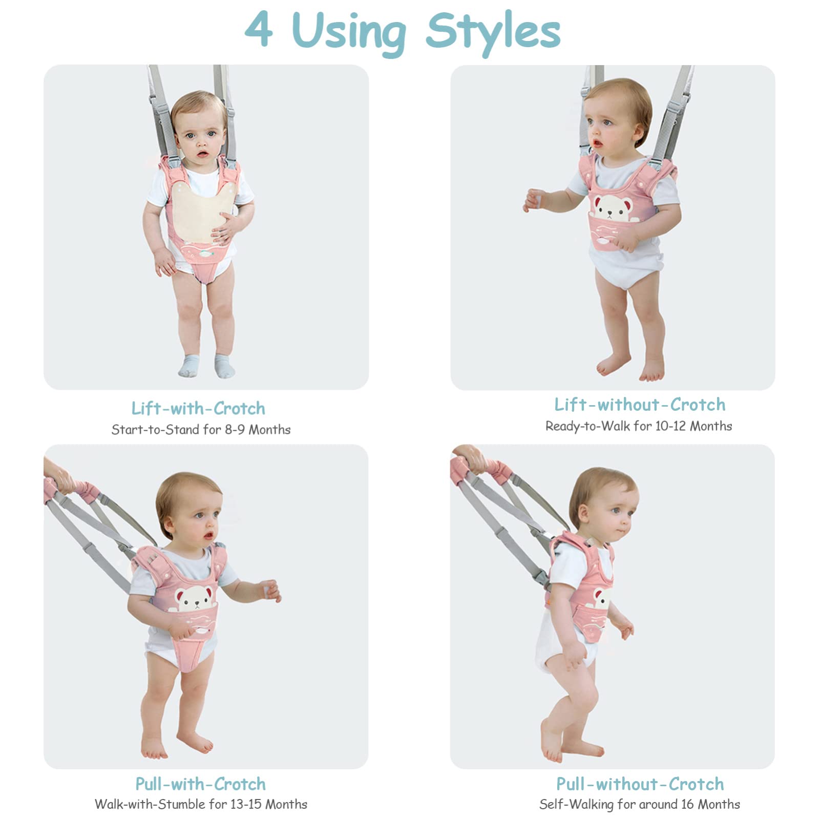 Ocanoiy safety buckles and adjustable straps for secure practice