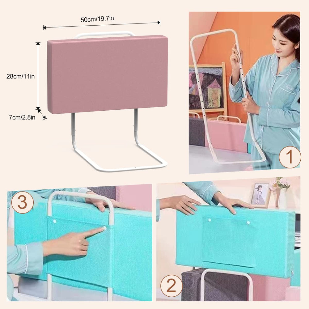 OCBAiLi multi-handrail system enhances versatile bed safety.