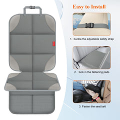 OCCKAI car seat protector heat-resistant underside guards upholstery in hot weather.