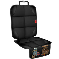 OCCKAI car-seat protector full protection guards upholstery from spills and indentations during travel.