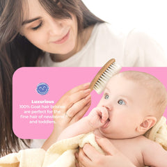 OccObaby cradle cap comb helps detangle and style toddlers’ hair safely.