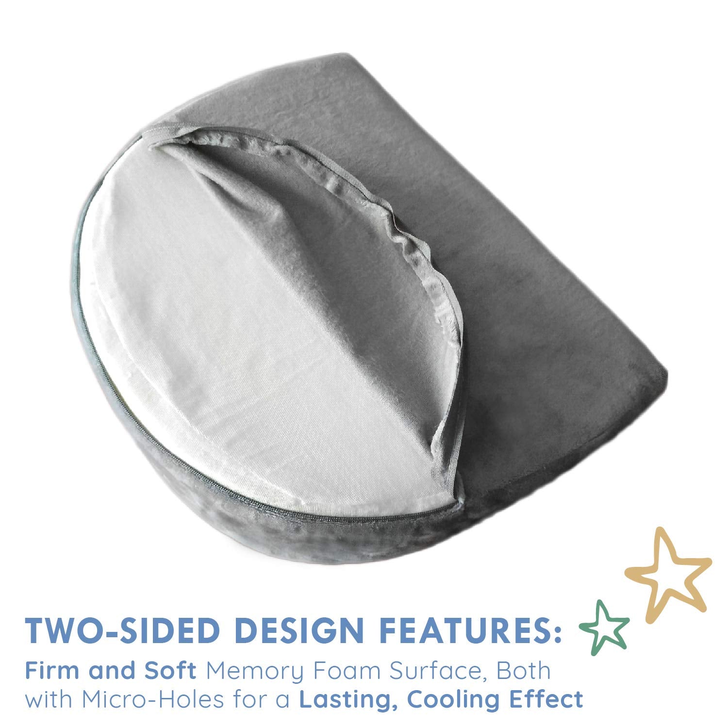 OCCObaby plush Velboa cover is soft and washable for easy care
