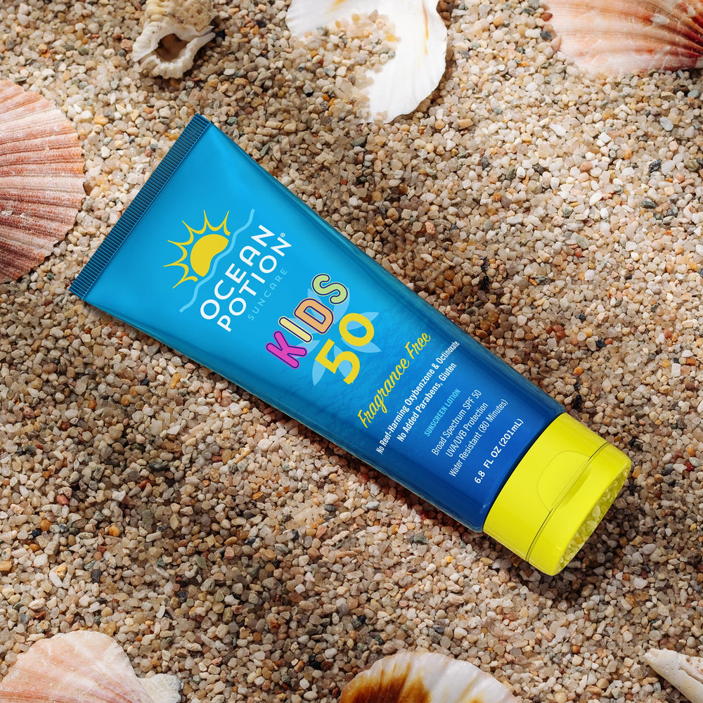 Ocean Potion Kids Sunscreen Lotion SPF50 water-resistant for 80 minutes of activity