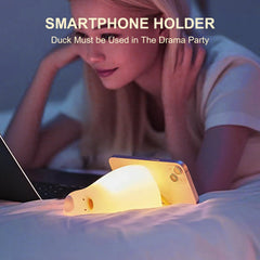 Ocegaoem duck night light recharge via USB-C for cordless use.
