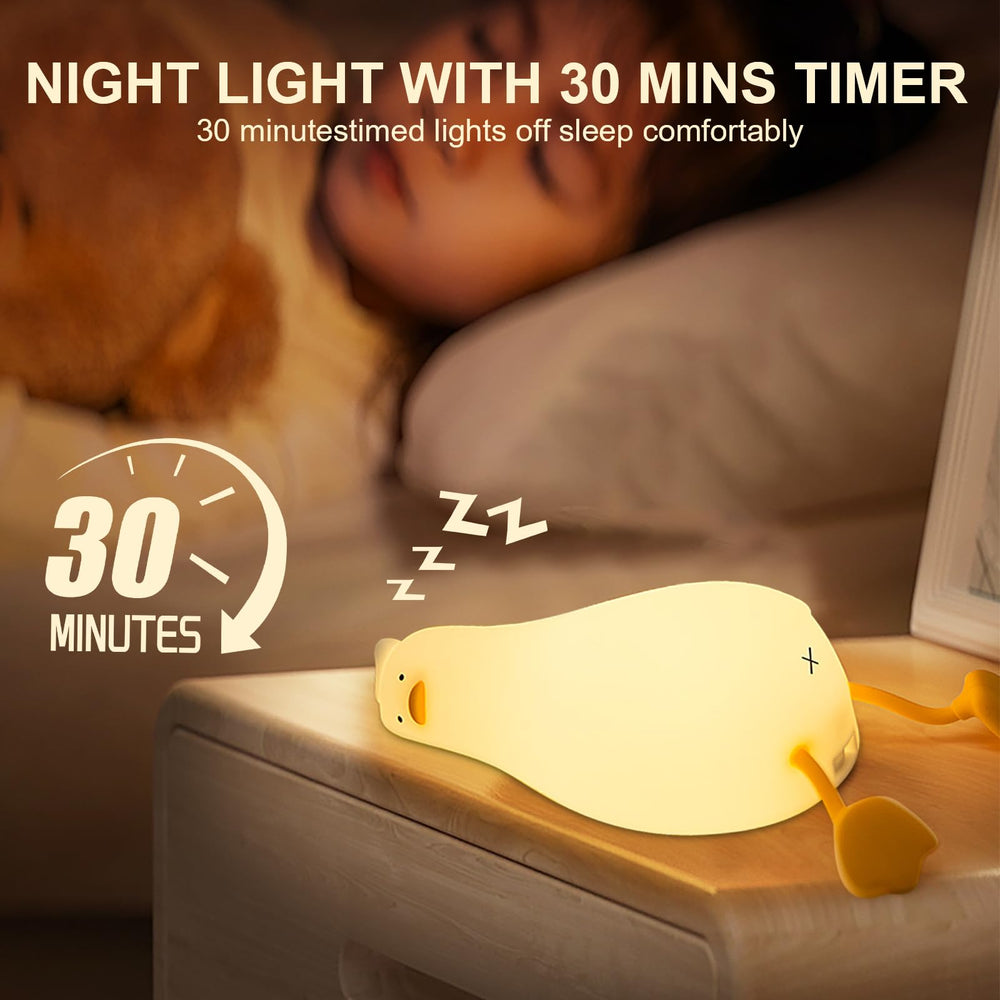 Ocegaoem night light with tap control highlighting easy brightness adjustment.