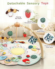 OCFOAAE bee rattle stimulates hearing and learning through play