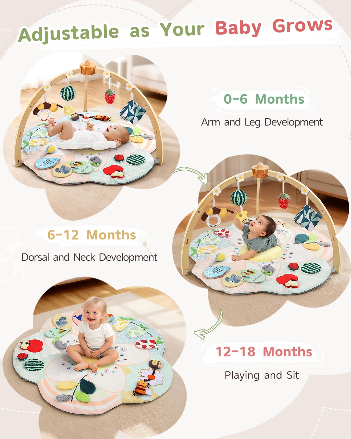 OCFOAAE strawberry plush adds textured sensory exploration