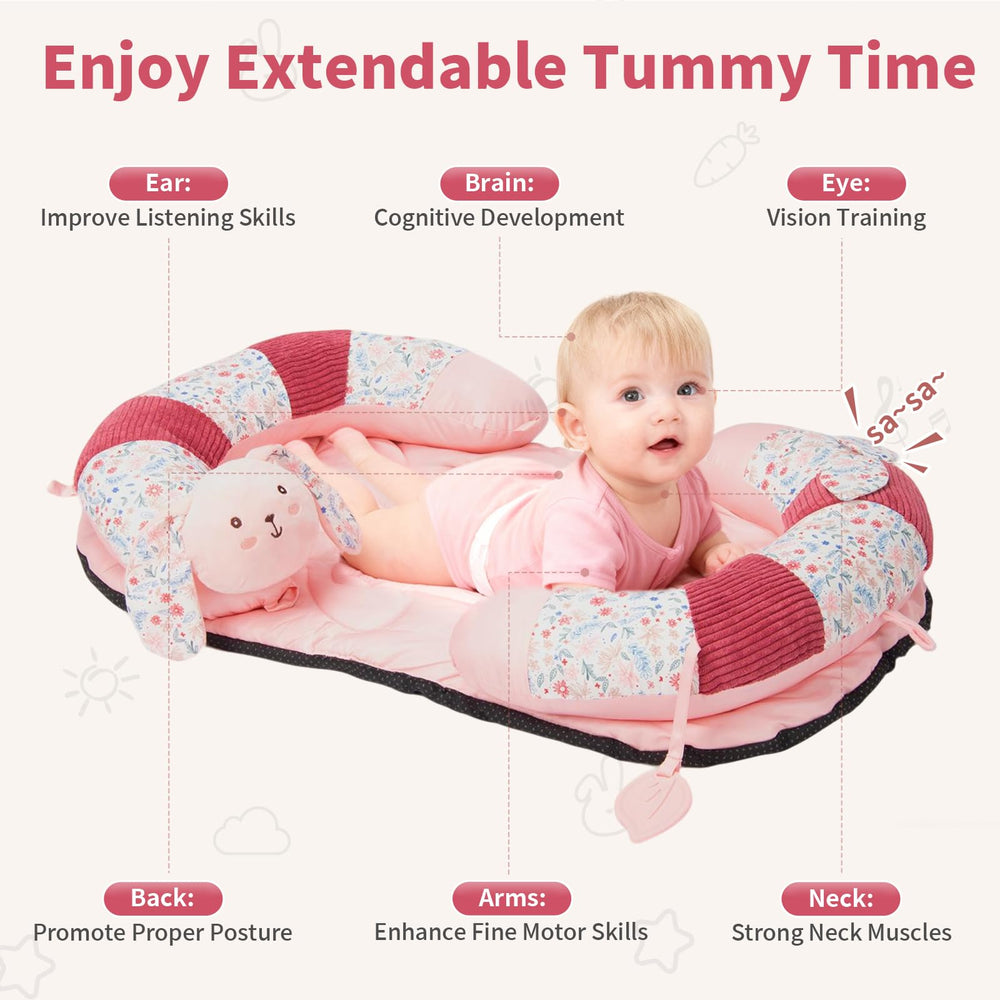 OCFOAAE bunny themed mat offers cozy, inviting design for playtime