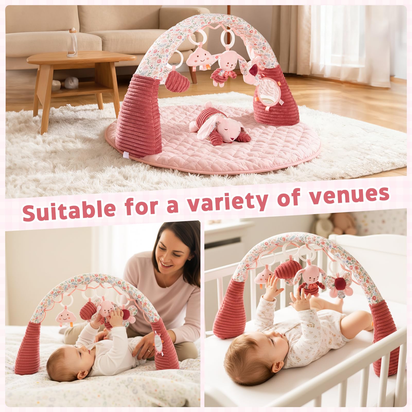 OCFOAAE Multi-scene usage supports tummy time and lounging anywhere