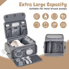 OCKLILY breast milk cooler bag helps keep milk organized and fresh.