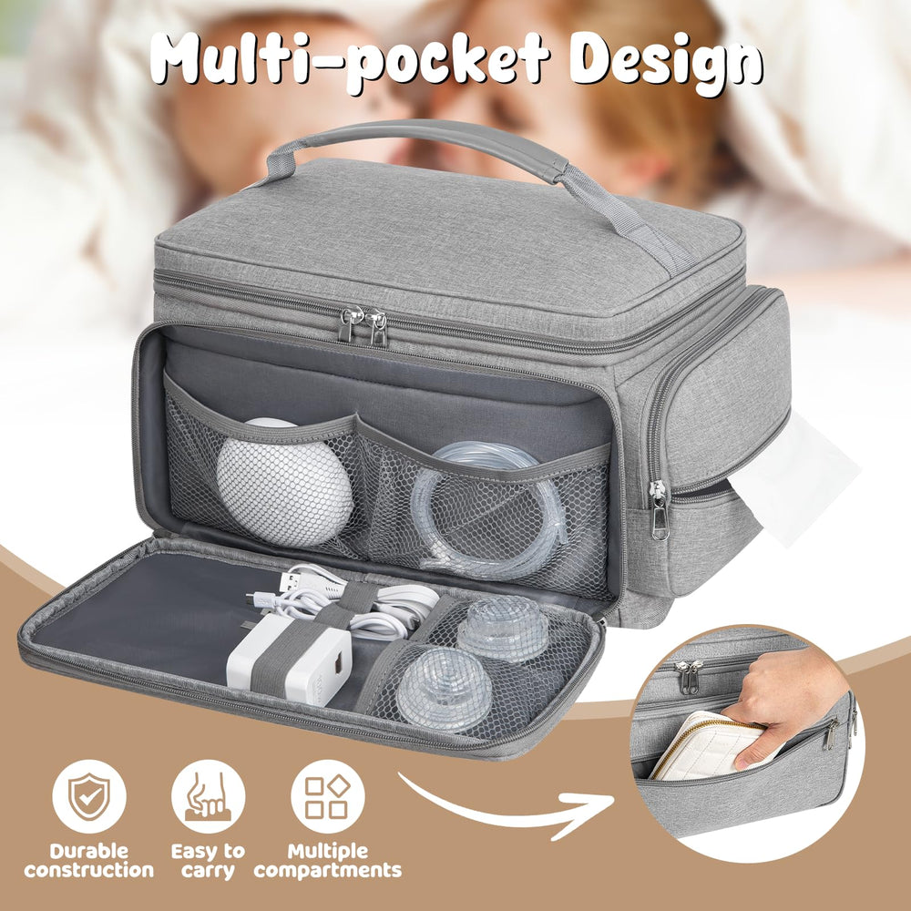 OCKLILY multiple pockets provide easy access to accessories and tissues.