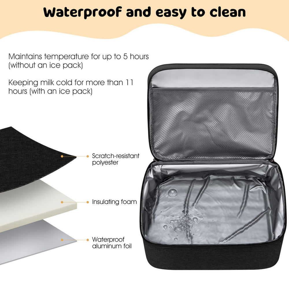 OCKLILY double-layer design separates pump gear from bottles for quick access.
