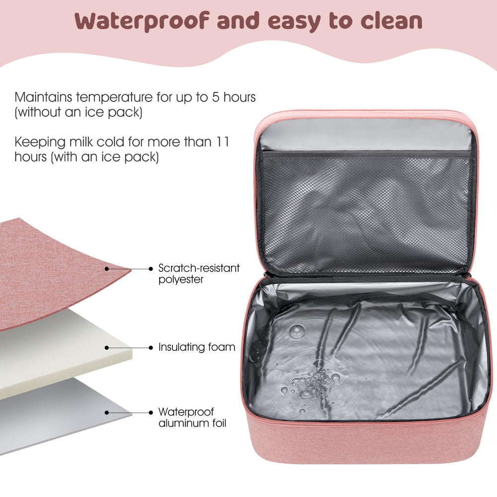 OCKLILY Pump Bag side-pocket detail for easy keys and phone access