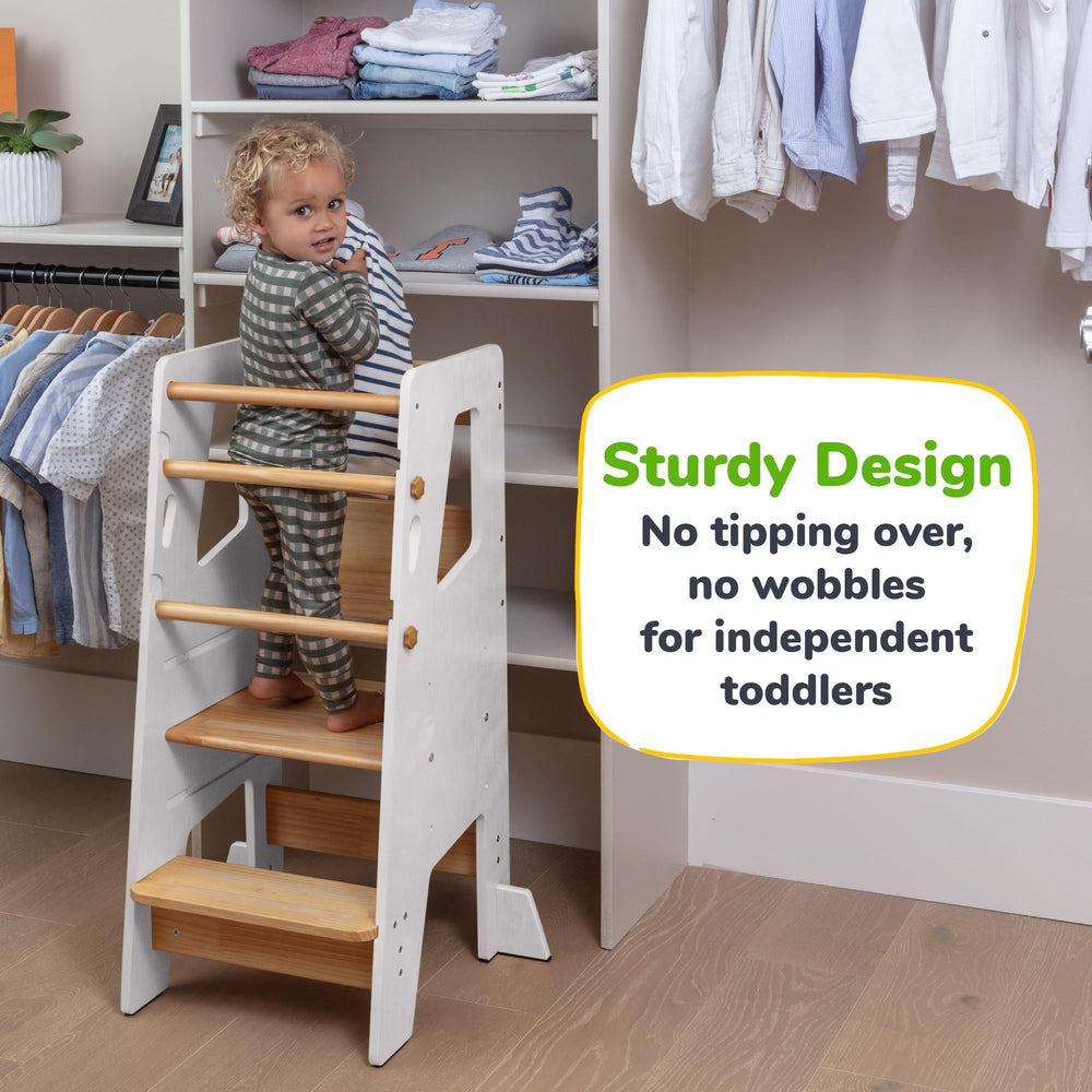 OCODILE standing tower anti-tip base ensures stability on various floors