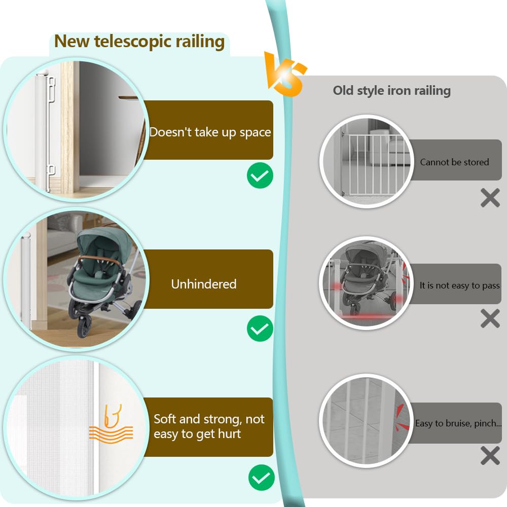 OCOELY top lock feature secures doorway and stair gates