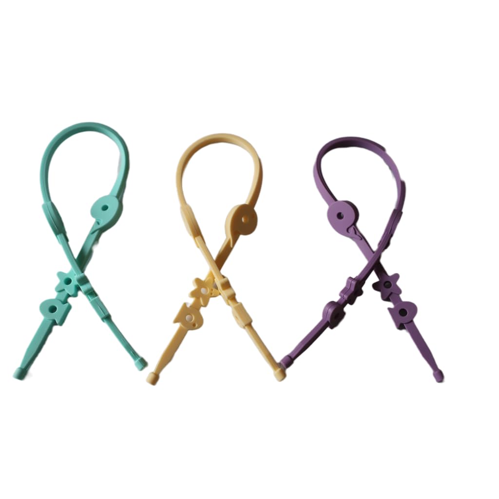 Octopal Baby Tether Straps close-up shows soft silicone for gentle handling.
