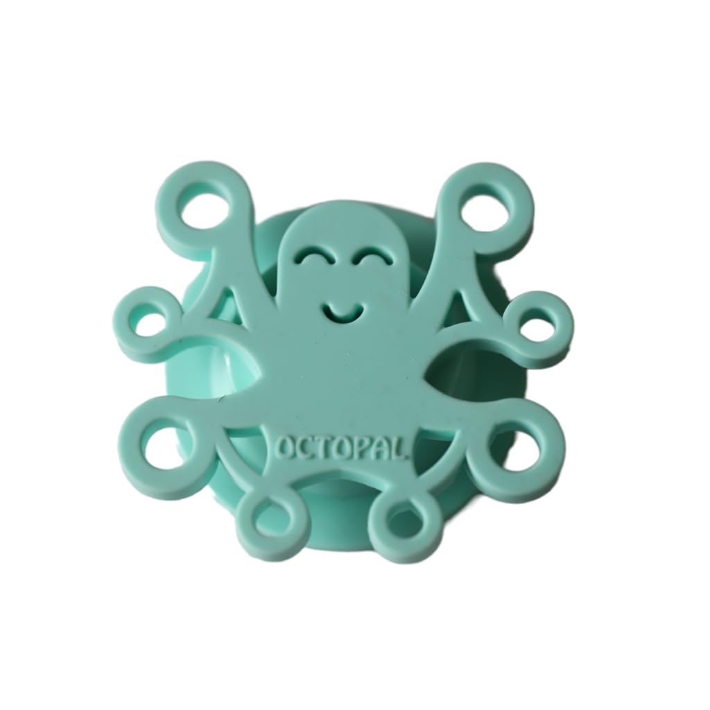 Octopal dishwasher-safe silicone parts simplify cleanup after busy family meals.