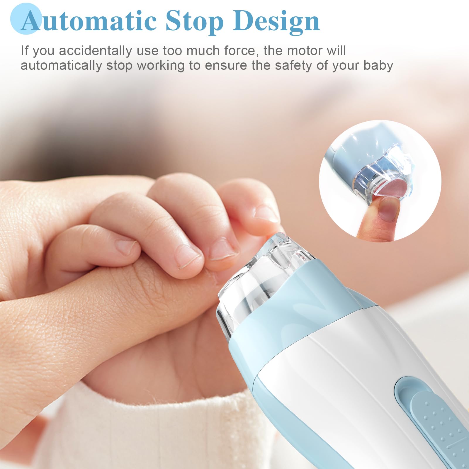 ODIFORGOO USB charging dock blue for quick cordless charging.