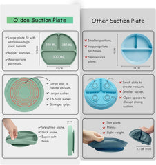 O'doe baby bowls and lids in action highlight easy stacking and dishwasher-safe convenience