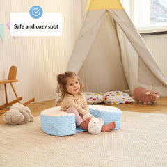 ODOXIA Baby Sit Up Pillow stable base demonstrates tipping prevention for confident sits