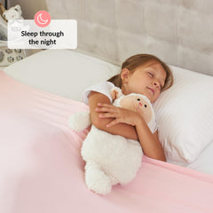 ODOXIA sensory sheet compression on bed demonstrates secure fit for calmer nights.