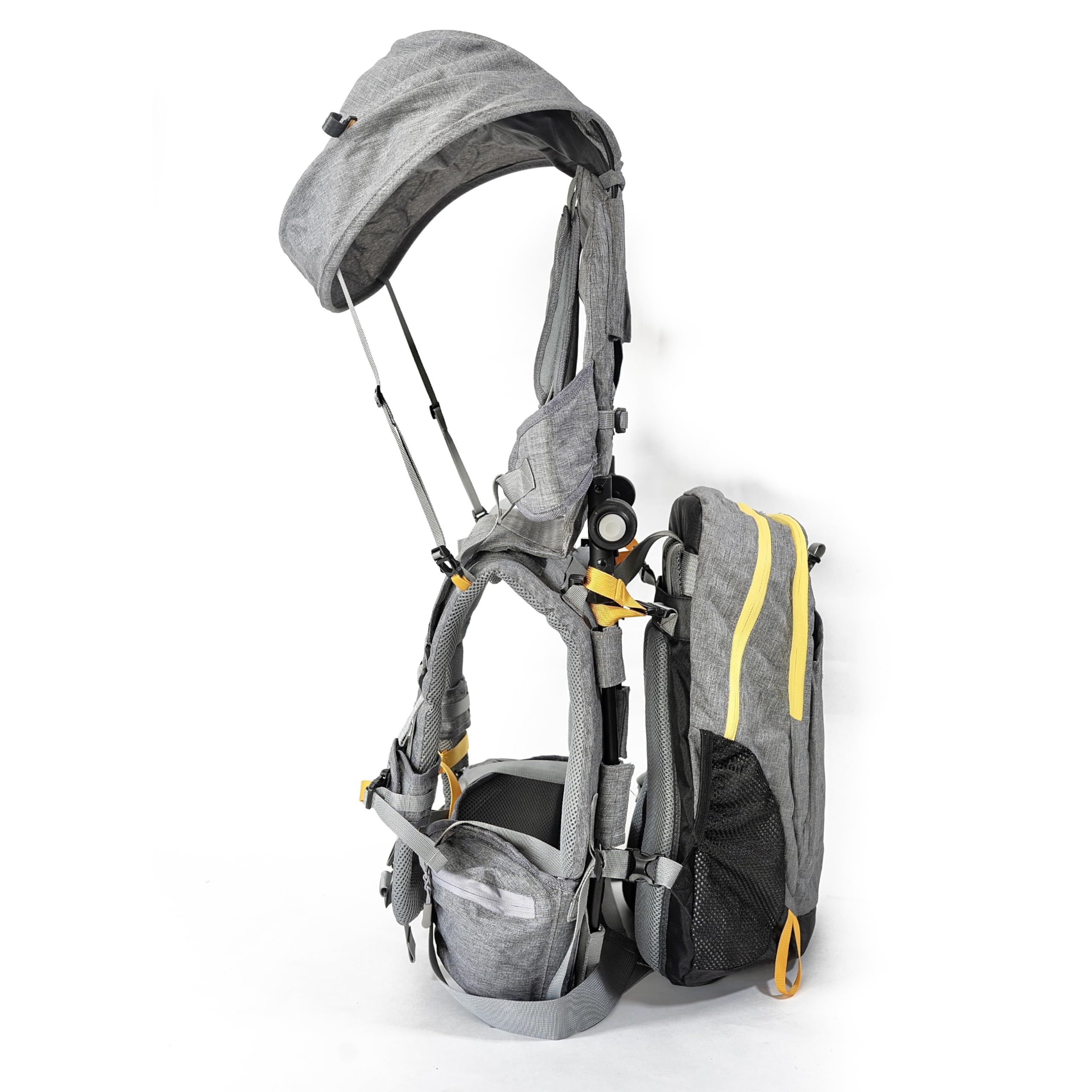 OE Shoulder Hiking Carrier with detachable backpack demonstrates travel-ready versatility.