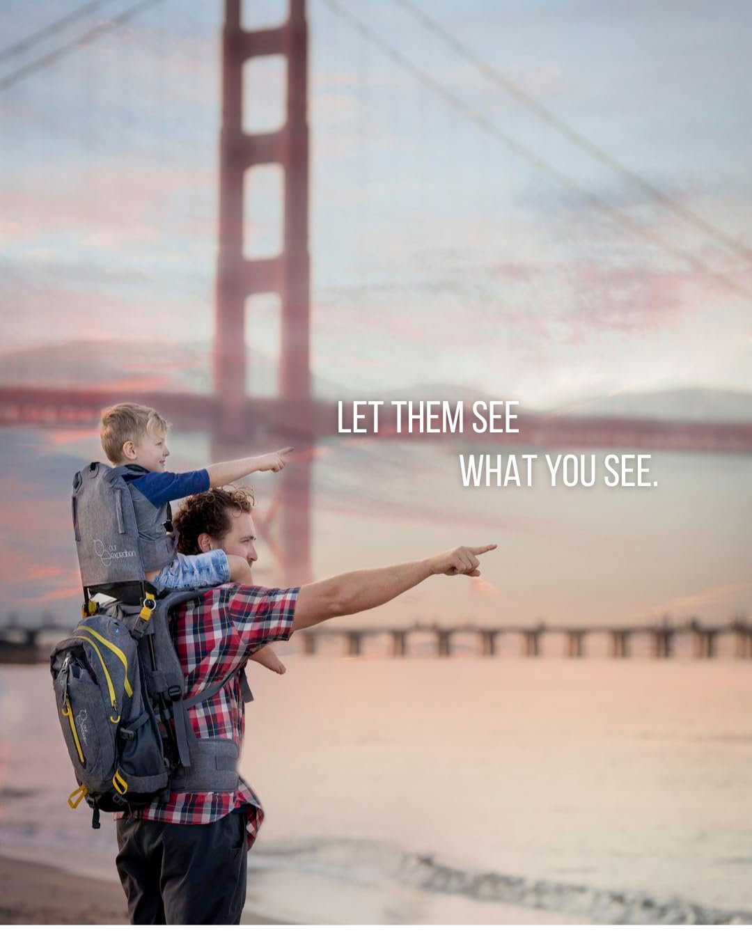 OE Shoulder Hiking Carrier lightweight without backpack reduces overall weight for quick trips.