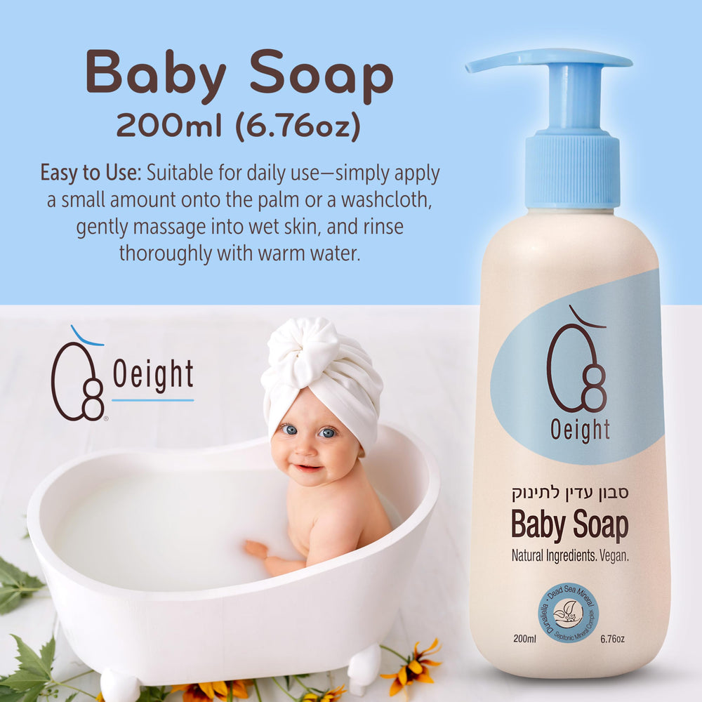 Oeight Baby Body Wash family-use scene suggests daily routine for all ages
