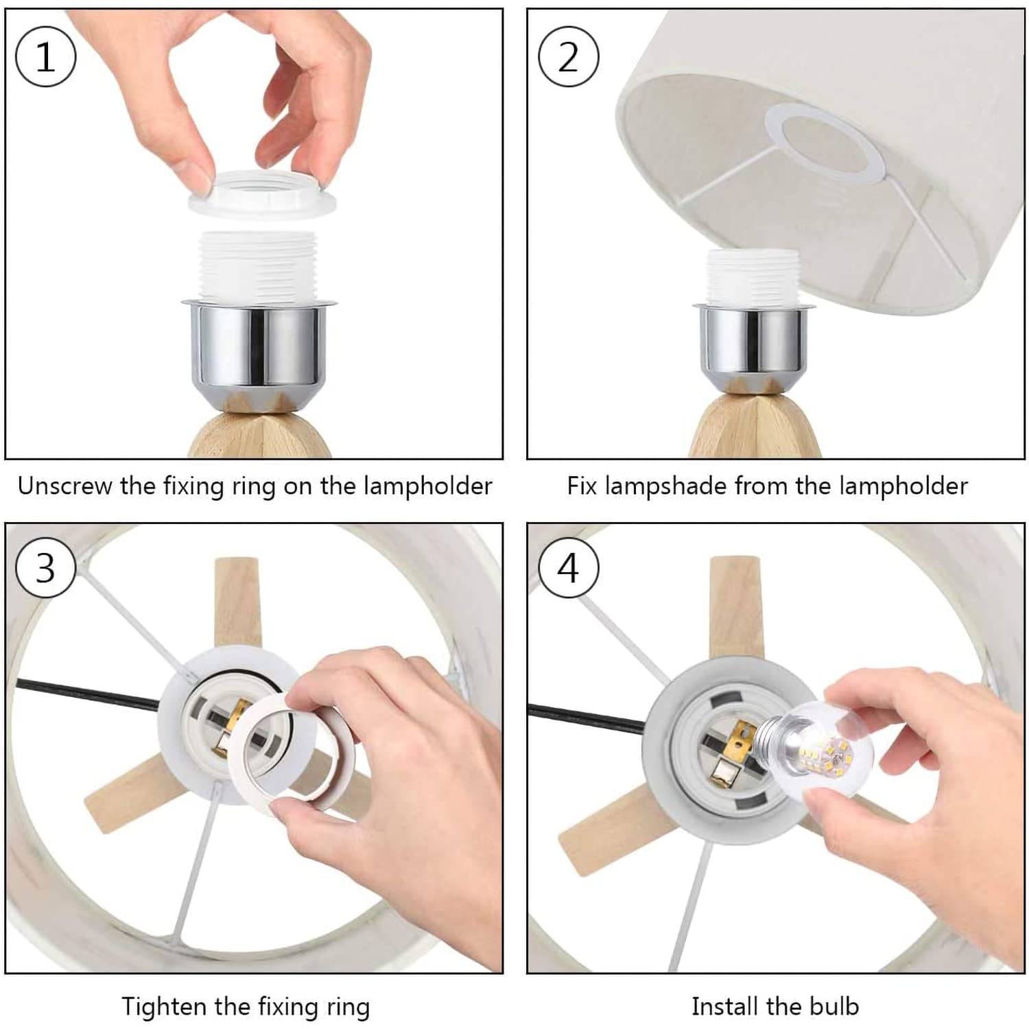 OEPWQIWEPZ tripod bedside lamp versatile for bedroom, study, living room